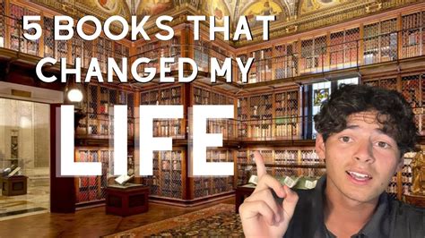 These Books Changed My Life Must Read Youtube