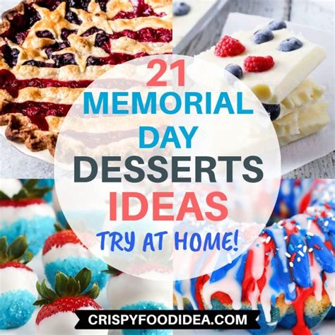 21 Best Memorial Day Dessert Ideas Crispyfoodidea
