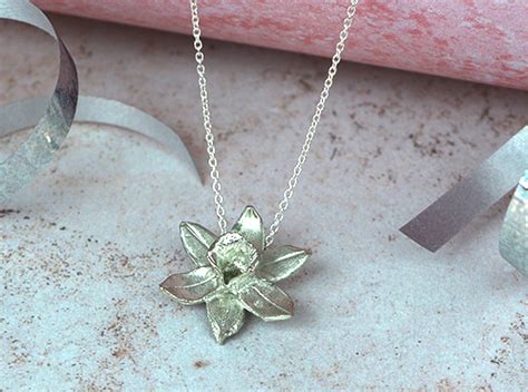 Maybe you would like to learn more about one of these? Tin Daffodil Necklace - Anniversary Gifts