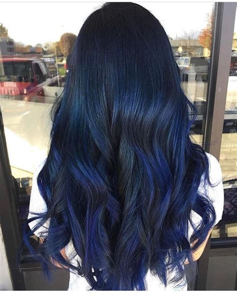 I have are the 20 ideal ones. Blue Black Hair Color Ideas, Best blue highlights in black ...