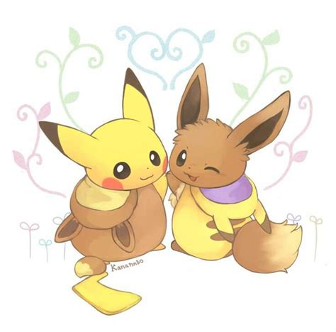 Eevee And Pikachu Are Best Friends Pokémon Amino