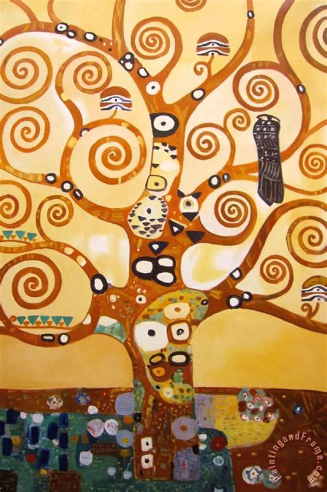 Gustav Klimt Tree Of Life Painting Tree Of Life Print For Sale