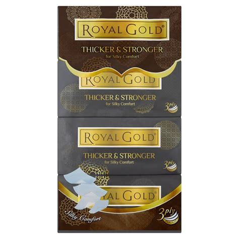 What do you know about this industry? Royal Gold Luxurious Facial Tissue Thicker & Stronger 3 ...