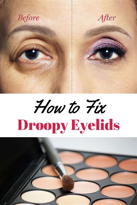 How To Makeup Eyes With Droopy Eyelids Makeupview Co