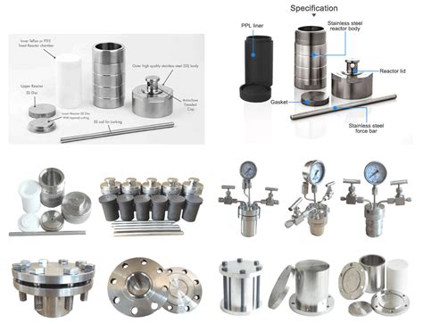 Hydrothermal Synthesis Autoclave Reactor Toption Glass Reaction Vessel