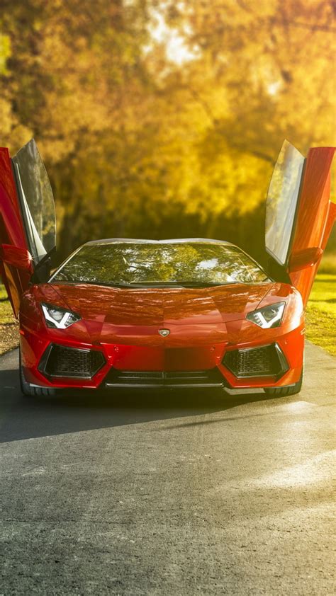 Red Lamborghini Aventador Wallpapers Top Free Red Lamborghini