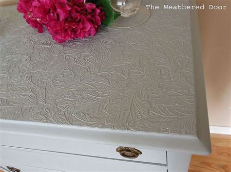 Free Download Use Paintable Wallpaper To Cover Ruined Furniture Tops Or