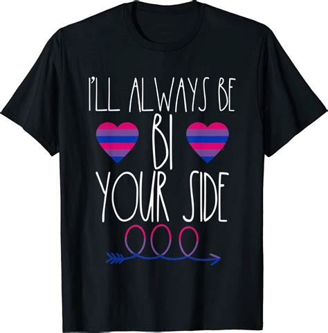 Bisexual Pride Stuff Lgbtq Ally For Lesbian Couples Bi Flag T Shirt