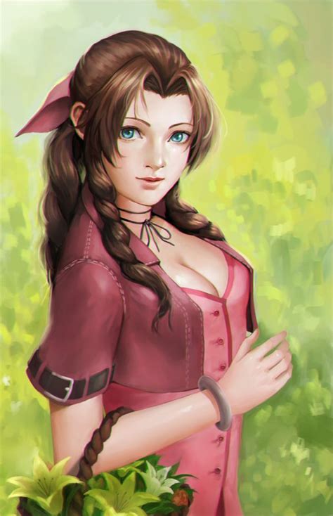 Ffvii Aerith Gainsborough Final Fantasy Collection Fantasy Girl