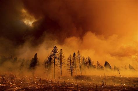 Huge Oregon Blaze Grows As Wildfires Burn Across Western Us
