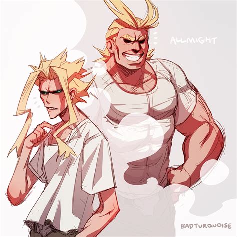 Teal🌻 On Instagram All Might Is Pretty Great Imo Like He Can Be A