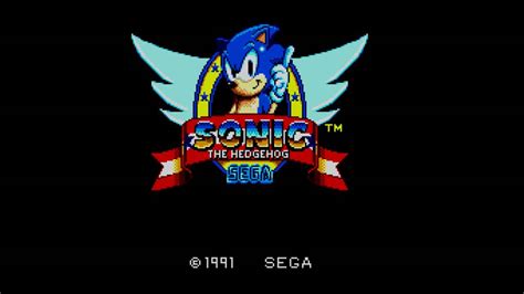 Title Screen Sonic The Hedgehog 8 Bit Fm Soundtrack Youtube