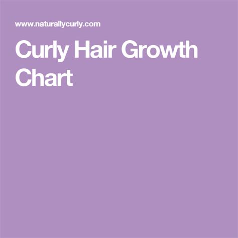 Curly Hair Growth Chart Hair Growth Charts Curly Hair Growth Curly