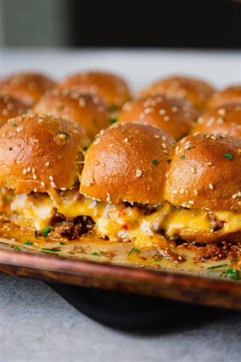 Cheeseburger Sliders Oh Sweet Basil