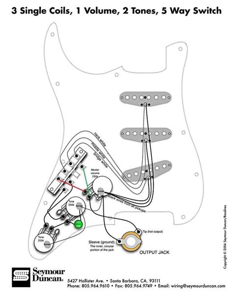 The resulting output is essentially the average output of the two pickups. Stratocaster Wiring Diagram 5 Way Switch | Free Wiring Diagram
