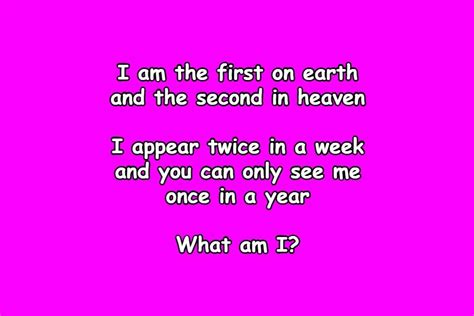 I Am First On Earth Second In Heaven Riddle Answer Electrical Brain