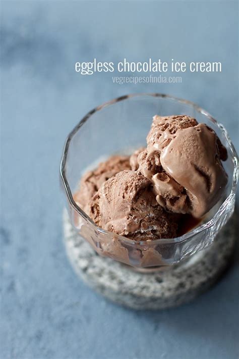 Chocolate Ice Cream Recipe Easy Eggless Chocolate Ice Cream Recipe