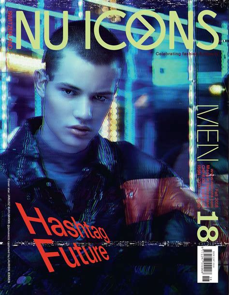 Nu Icons Magazine Fall 2018 Cover Hashtag Future By Laurids Jensen