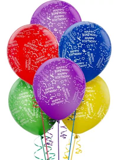 Primary Confetti Birthday Balloons Party City