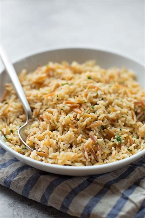 Perfect Rice Pilaf Lifemadesimplebakes Com Rice Side Dishes Pilaf