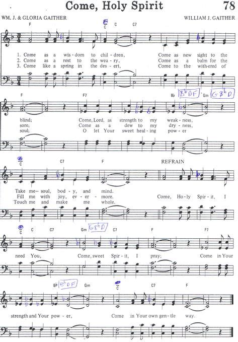 Come Holy Spirit Hymn Satb With Images Hymn Holy Spirit Spirit
