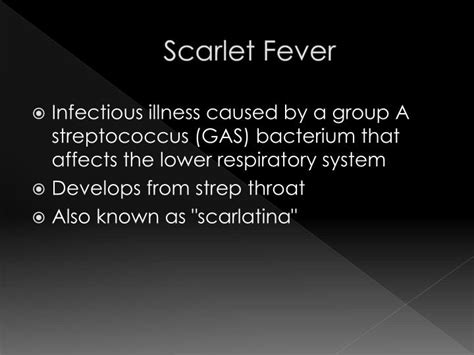 Ppt Scarlet Fever Powerpoint Presentation Id2044345