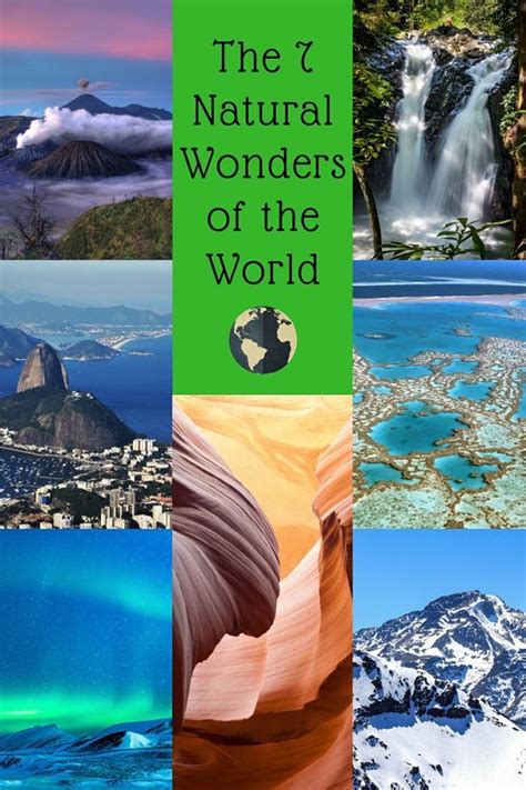 Seven Natural Wonders Of The World Tyrellfvallison