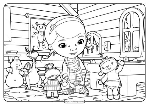 You can print them out for free to be colored. Printable Doctor Mcstuffins Coloring Page