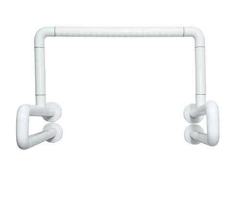 Buy Dolphy Abs Wall Mounted Fold Up Toilet Grab Bar White At Lowest