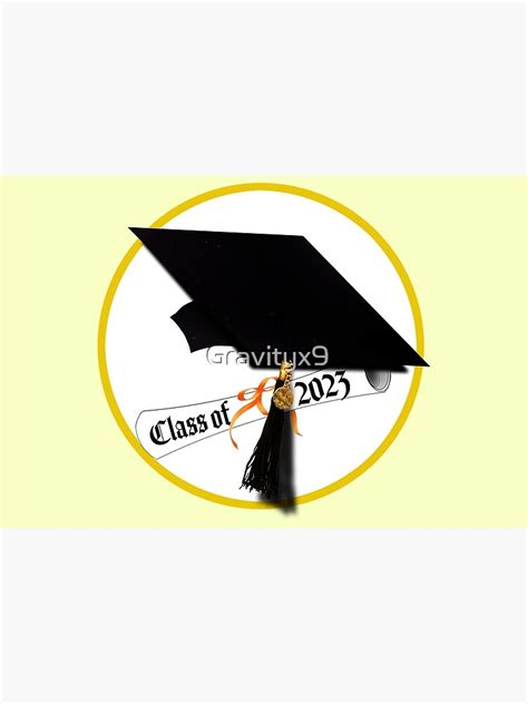 Class Of 2023 Grad Cap Diploma Art Print For Sale By Gravityx9
