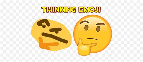 Hmmmm Thinking Emoji Meme Transparenthmmmm Emoji Free Transparent