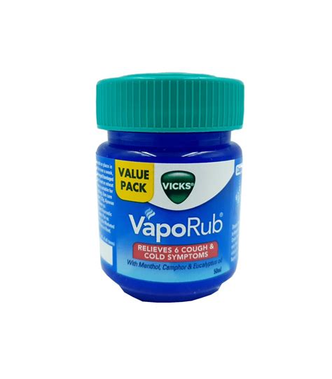 Vicks Vaporub Ointment 50ml Relieves Cough And Cold