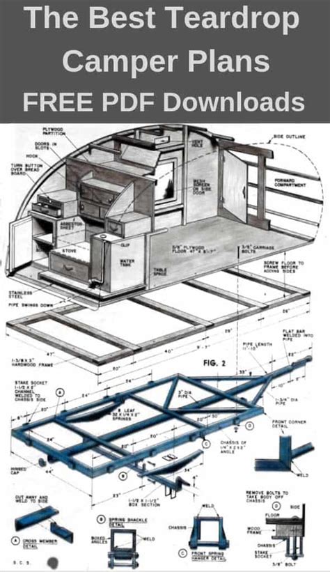 North american rv specializes in designing and custom building livable floor plans in towable rvs and specialty trailers to meet the specific needs of our customer, including wheelchair accessible rvs. Teardrop Camper Plans - 11 Free DIY Trailer Designs (PDF Downloads) » RV & Camping Guides & Reviews