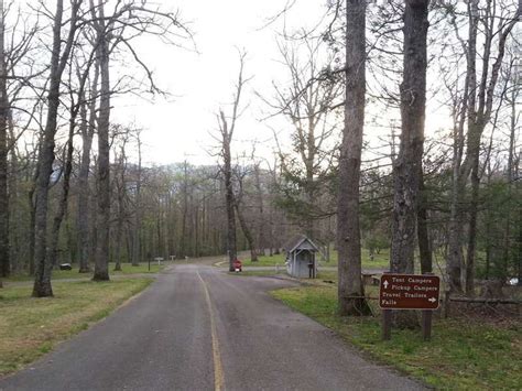 Crabtree Falls Campground Blue Ridge Parkway Marion North Carolina