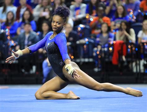 Gators Gymnasts With High Scores In Double Win