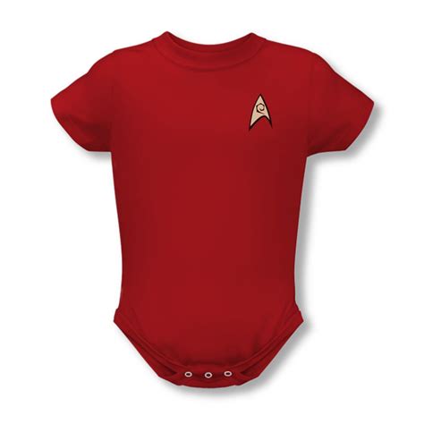 Star Trek Engineering Uniform Costume Baby Infant Snapsuit One Piece