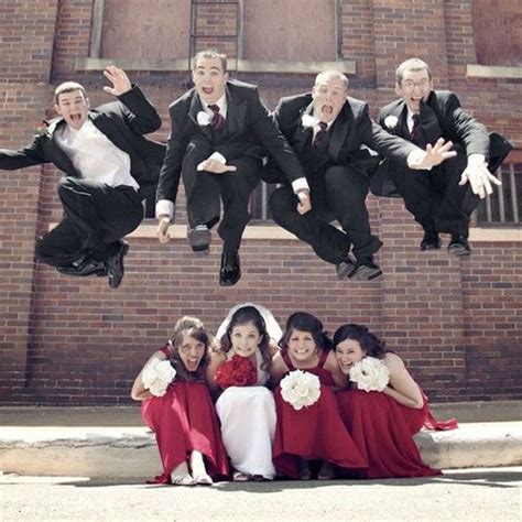 20 Funny Wedding Photo Ideas With Your Bridesmaids And Groomsmen
