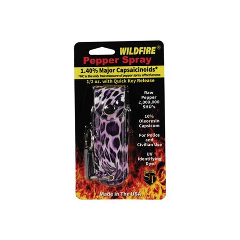 Wildfire 14 Mc 12 Oz Pepper Spray Fashion Leatherette Holster And