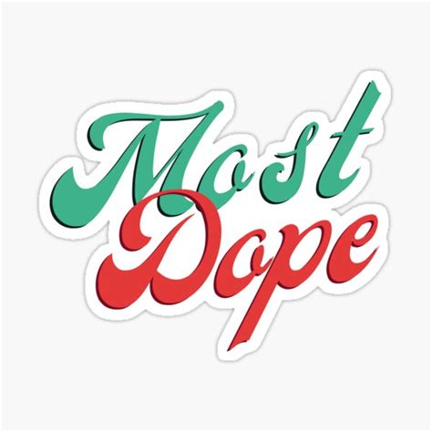 Mac Miller Most Dope Sticker For Sale By Eaz3 Redbubble