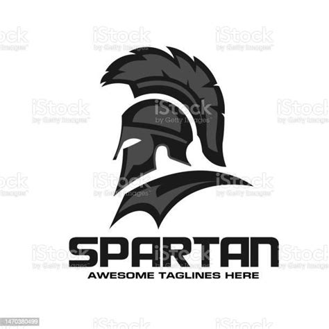 Spartan Warrior Helmet Vector Stock Illustration Download Image Now