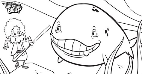 Jonah And The Whale Coloring Page