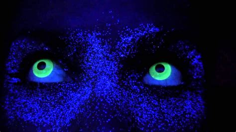 Uv Glow Contact Lenses Rave Contacts Youtube
