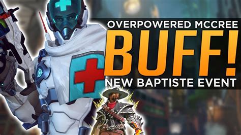 Overwatch Overpowered Mccree Buff New Baptiste Event Skin Youtube