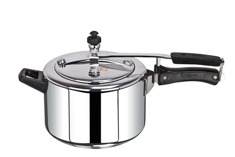 If overpressure occurs, modern pressure cookers vent excess steam . Induction Compatible Pressure Cooker - Pritam ...