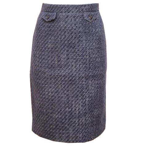Lovely Soft Vintage Tweed Winter Pencil Skirt Elizabeths Custom Skirts