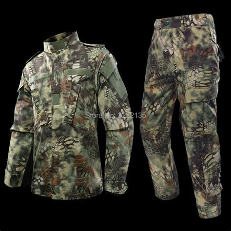 Tactical Us Army Camouflage Combat Uniform Men Acu Multicam Camo