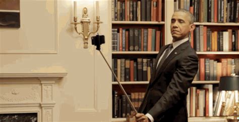 Here S A Video Of Obama Using A Selfie Stick The Verge