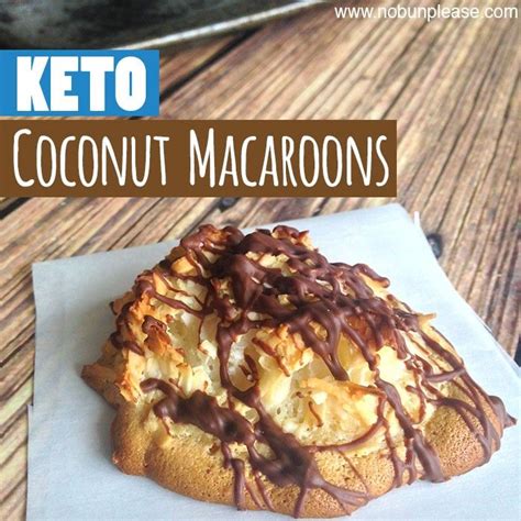3 ingredient almond joy fat bombs (keto, low carb, paleo) you only need 3 ingredients and 5 minutes to make these perfect fat bombs! Keto Coconut Macaroons | Recipe | Coconut macaroons, Food ...