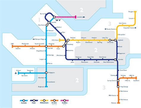 Vancouver Public Transport Time Map Transport Informations Lane