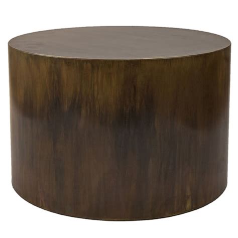 Paired with traditional or contemporary furniture pieces, it knows how to enhance the look of the room. ANTIQUE BRASS PEBBLE DRUM SIDE TABLE by BIRGIT ISRAEL ...